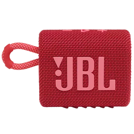 JBL GO 3 Portable Bluetooth Speaker (Red)