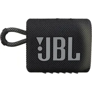 JBL Go 3 Portable Waterproof Wireless IP67 Dustproof Outdoor Bluetooth Speaker (Black)