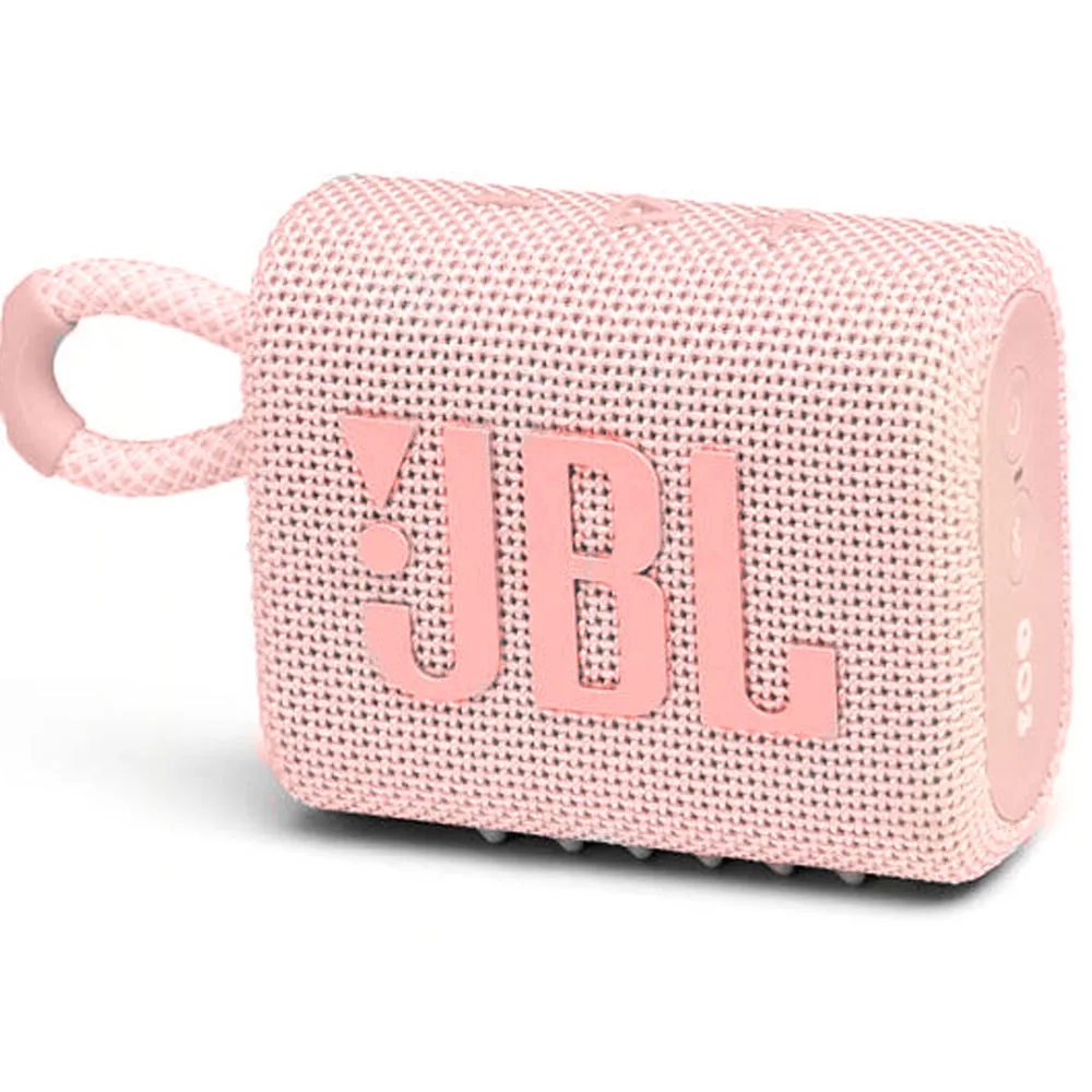 JBL Go 3 Portable Waterproof Wireless IP67 Dustproof Outdoor Bluetooth Speaker (Pink)