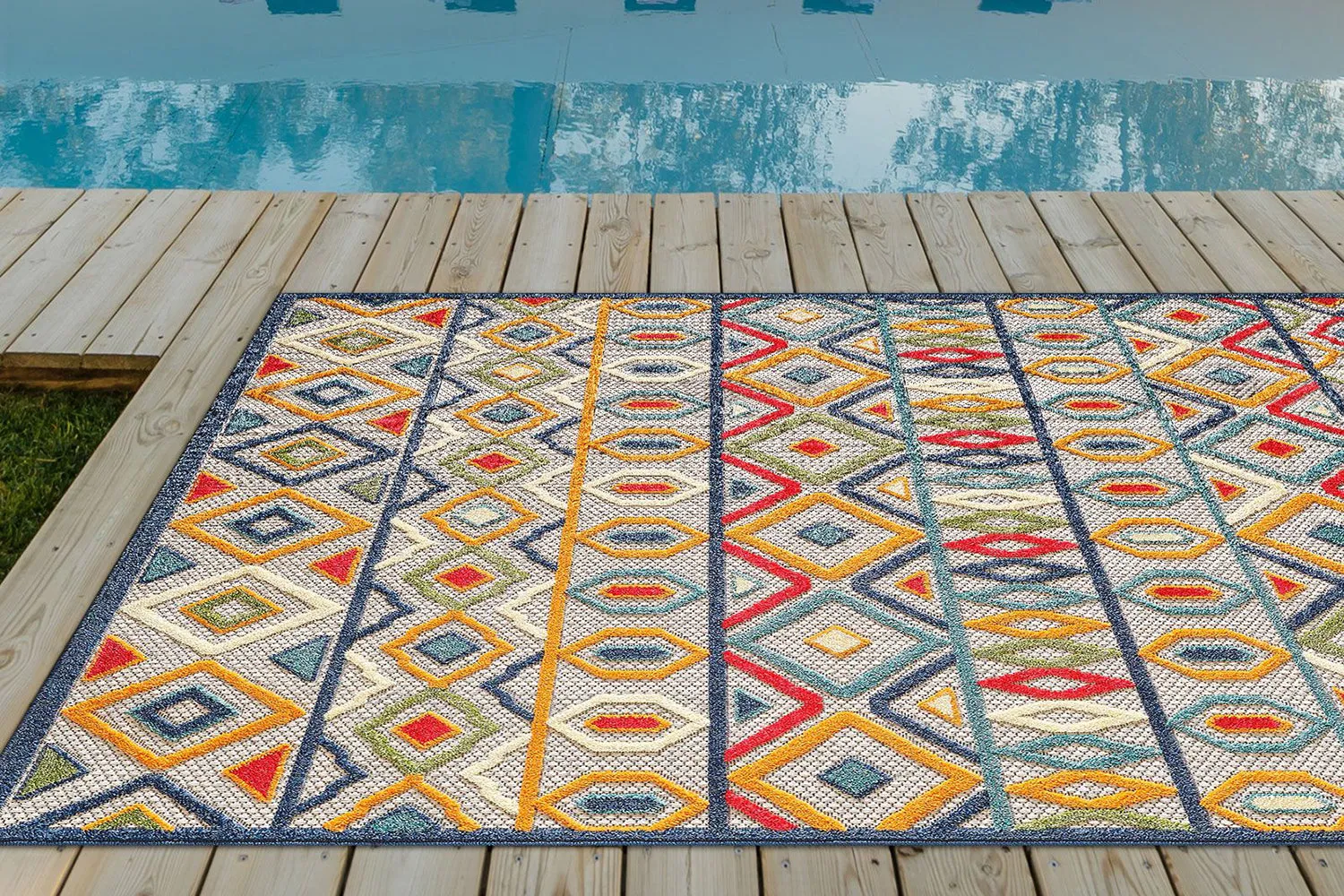 KAS Calla Aztec Indoor/Outdoor Rug