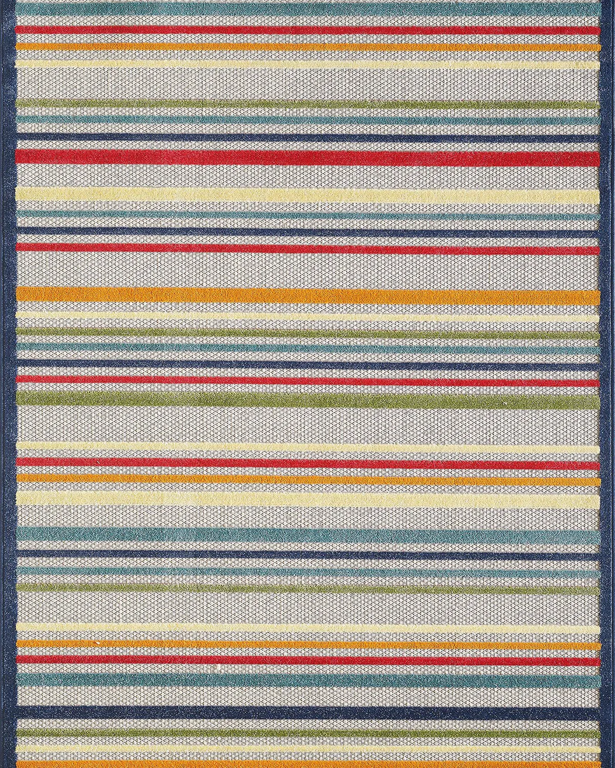 KAS Calla Stripes Round Indoor/Outdoor Rug