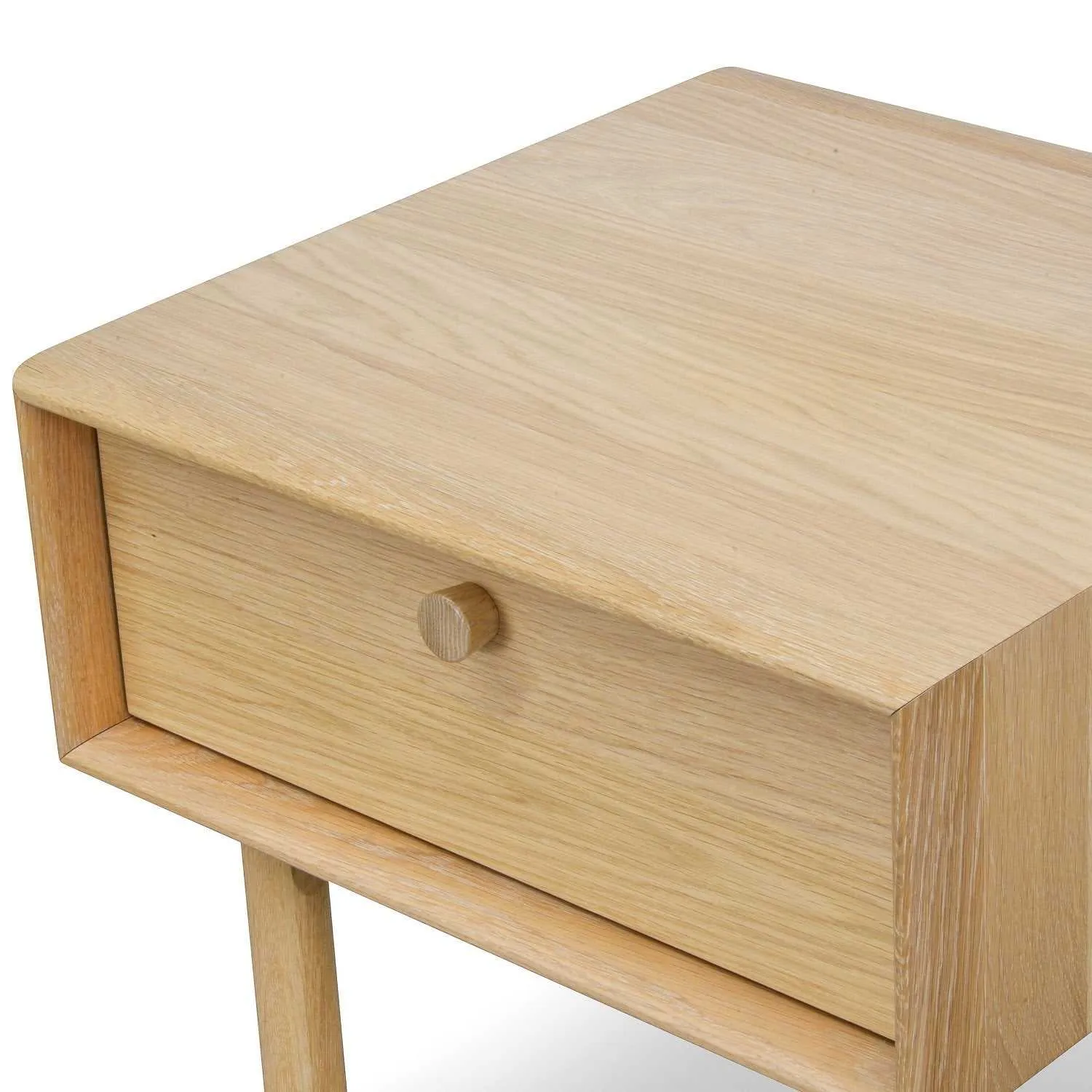 Lamp Side Table with Drawer - Natural