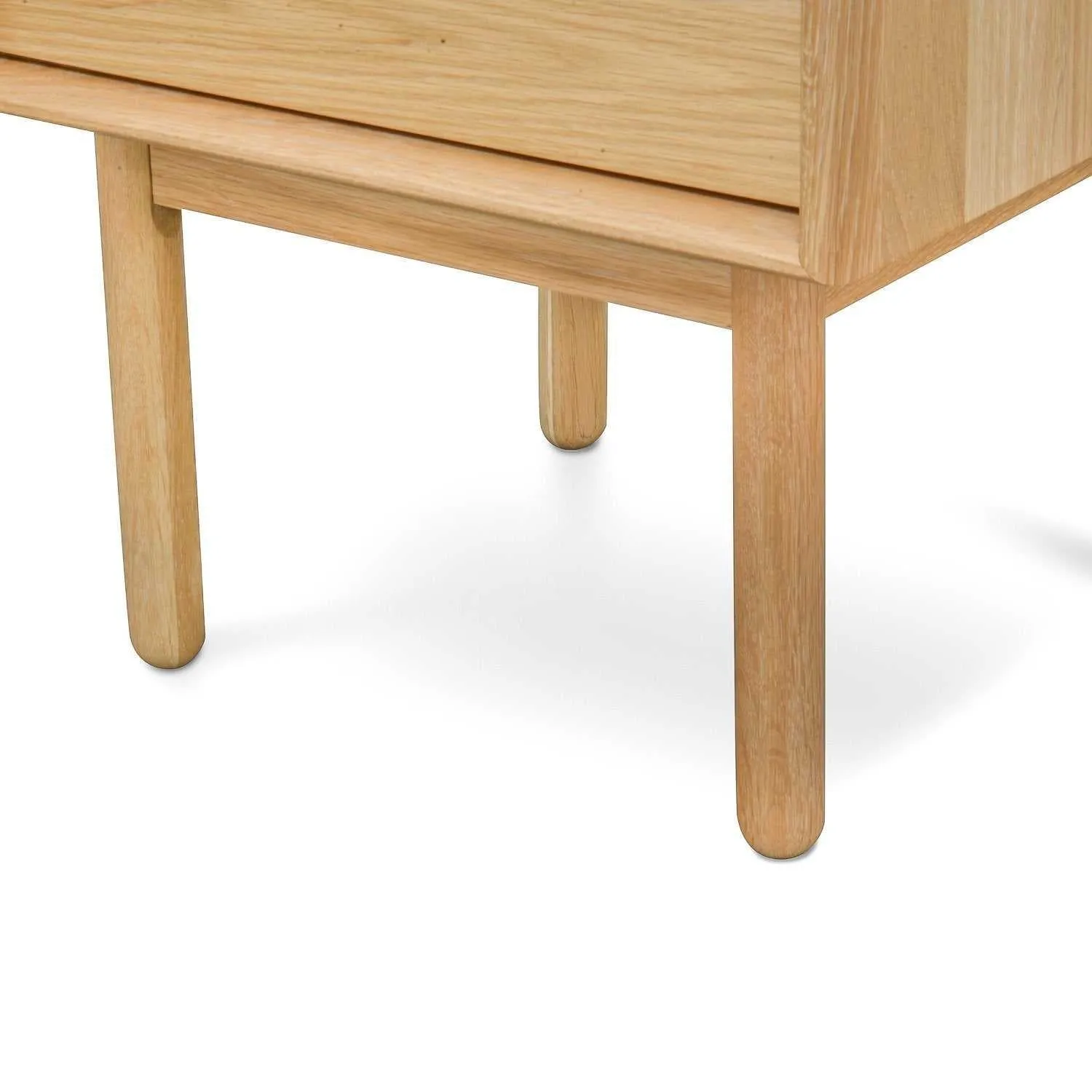 Lamp Side Table with Drawer - Natural