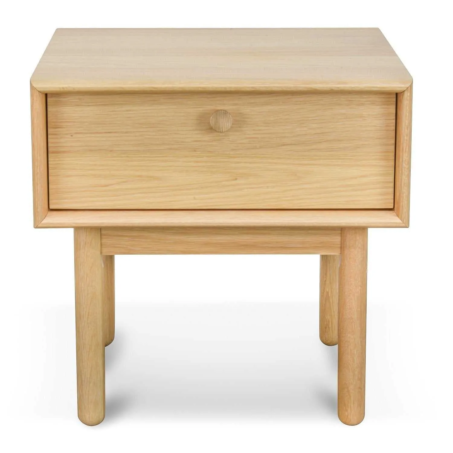 Lamp Side Table with Drawer - Natural