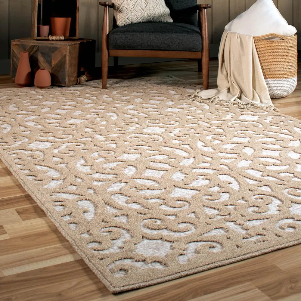 Larissa | Large Super Soft Textured Area Rug (7'9" x 10'10")