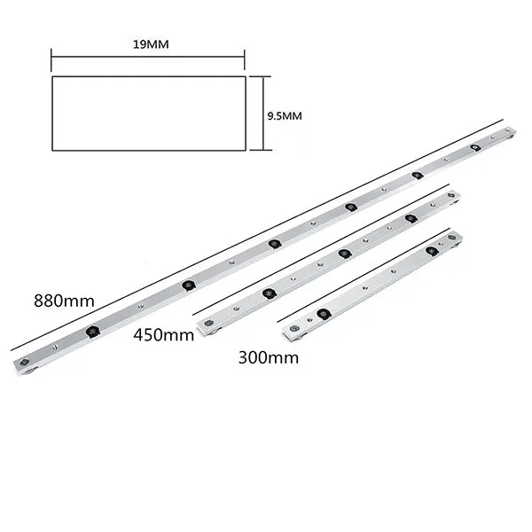 Levoite™ Premium Aluminum Miter Bars