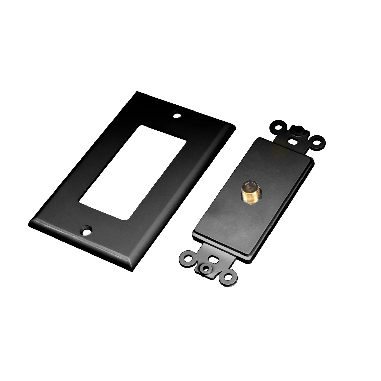 Magnadyne WP-301 | Single COAX Wall Mount w/ Plate | Black