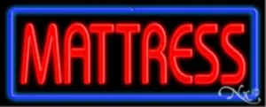 Mattress Handcrafted Energy Efficient Real Glasstube Neon Sign