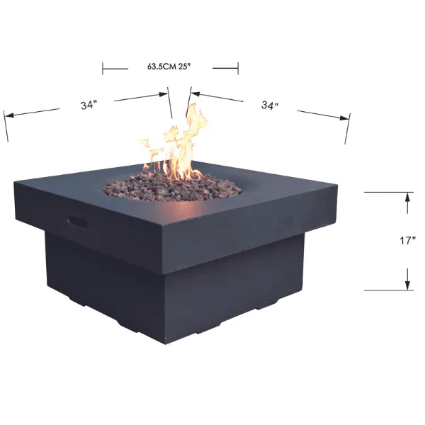 Modeno Branford Fire Table OFG141 -  In Stock