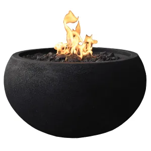 Modeno York Black Round Fire Pit - OFG115