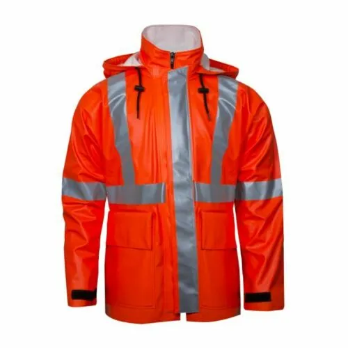 National Safety Apparel Enespro R30RL06 FR HI-Vis Rain Jacket-Type R Class 3