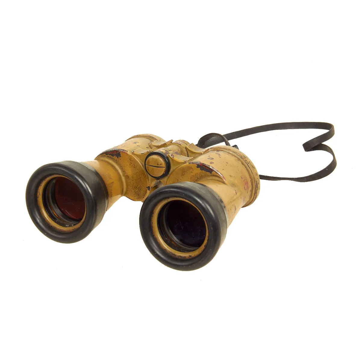 Original German WWII Kriegsmarine Navy U-Boat 7x50 Binoculars by Carl Zeiss (blc) with Rubber Objective Fittings