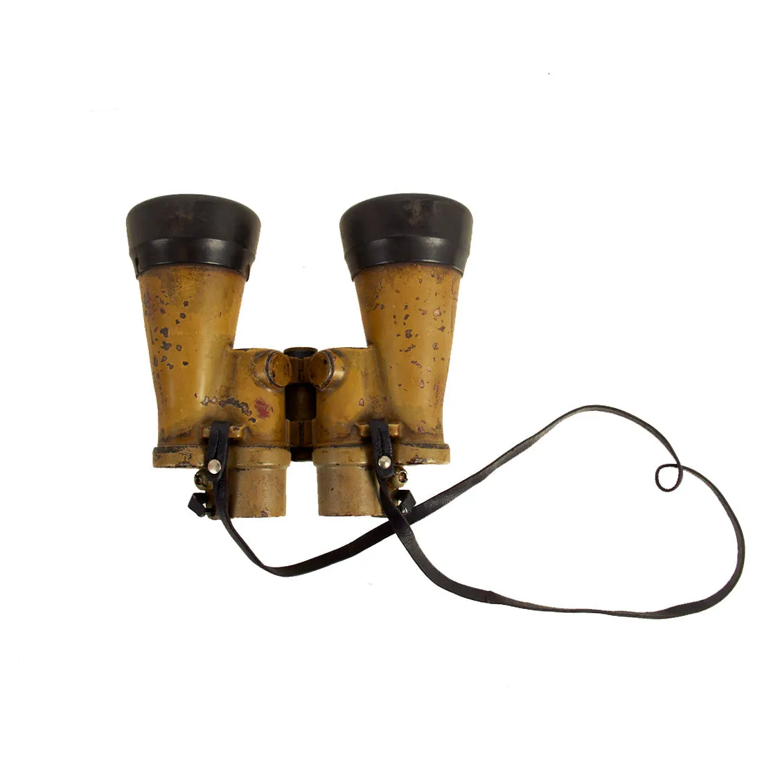 Original German WWII Kriegsmarine Navy U-Boat 7x50 Binoculars by Carl Zeiss (blc) with Rubber Objective Fittings