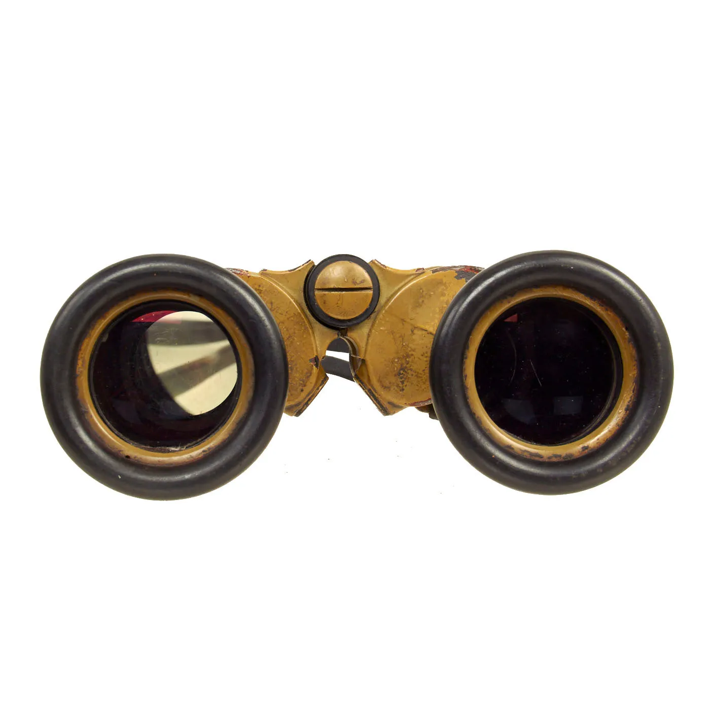 Original German WWII Kriegsmarine Navy U-Boat 7x50 Binoculars by Carl Zeiss (blc) with Rubber Objective Fittings