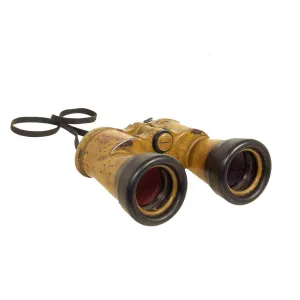 Original German WWII Kriegsmarine Navy U-Boat 7x50 Binoculars by Carl Zeiss (blc) with Rubber Objective Fittings