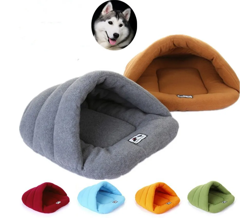 Pet Cozy Cave Sleeping Bag Cat Bed Dog Kennel