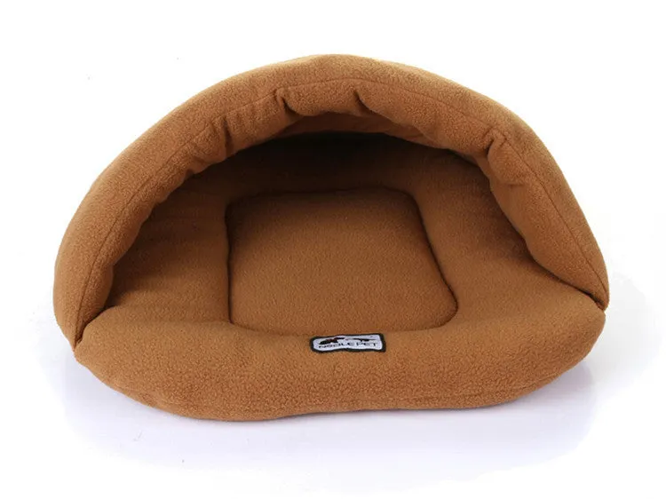 Pet Cozy Cave Sleeping Bag Cat Bed Dog Kennel