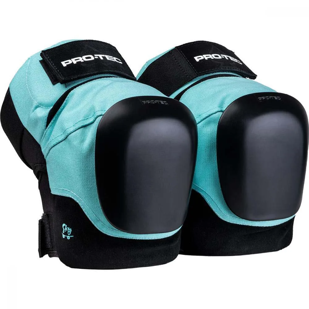 Pro-Tec Skateboard Pads Sky Brown Pro Pad Knee Pads Teal/Black