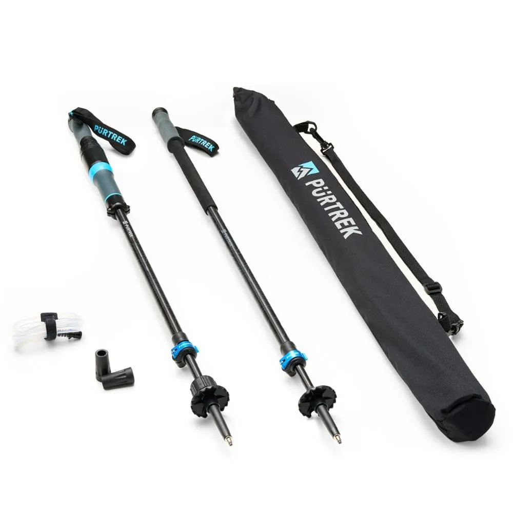 PURTREK Trek Pole Water Filtration System - EXPEDITION - 2.0 Set