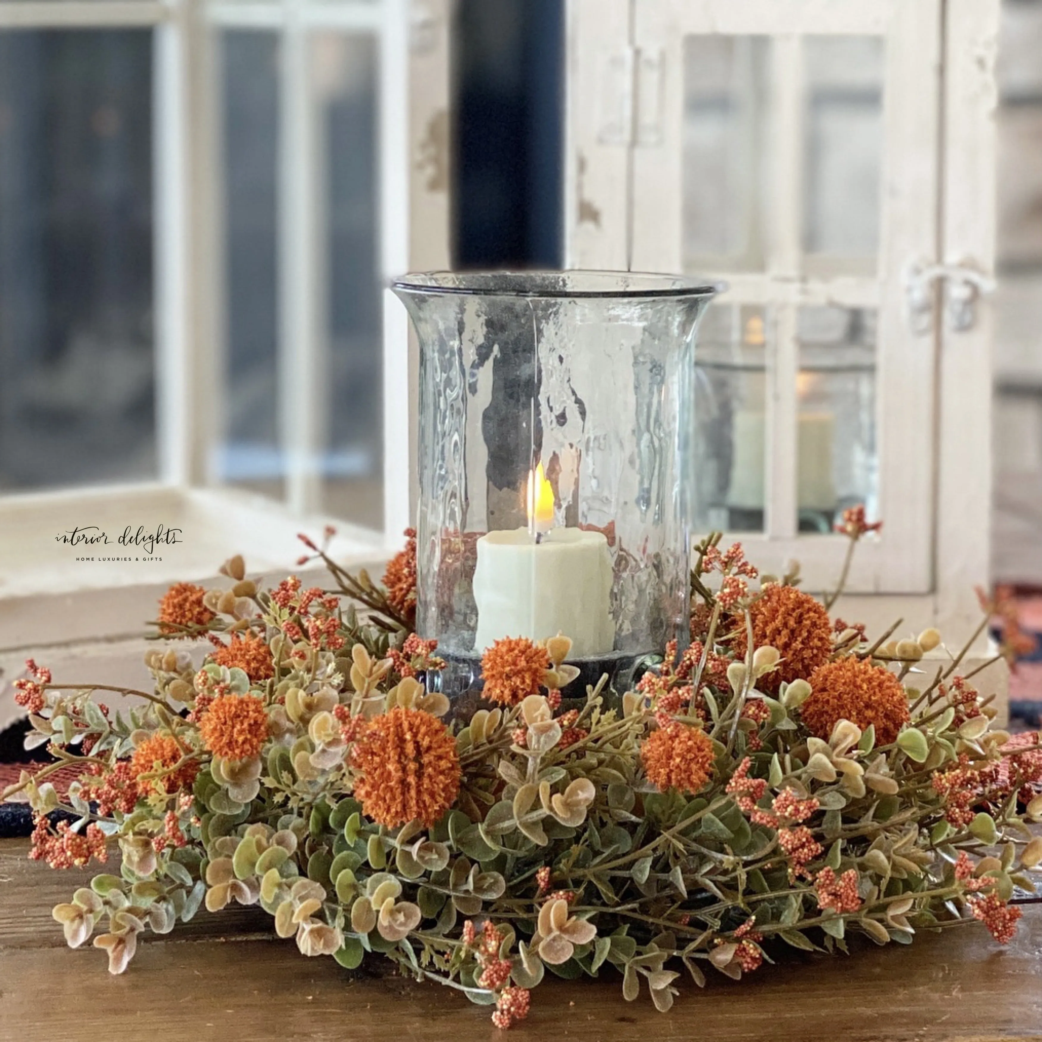 SMALL Glass Votive Cylinder Set of 3