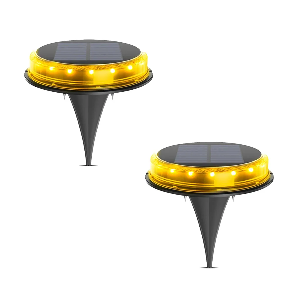 Solar Powered LED Ground Stake Lawn Lights-Solar Powered