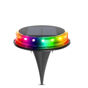 Solar Powered LED Ground Stake Lawn Lights-Solar Powered