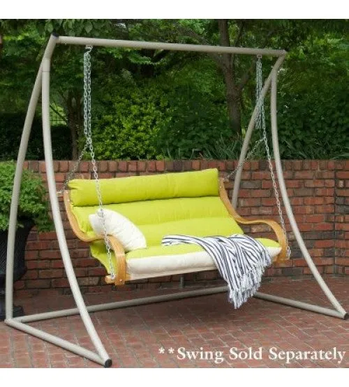 Steel Double Swing Stand - Taupe