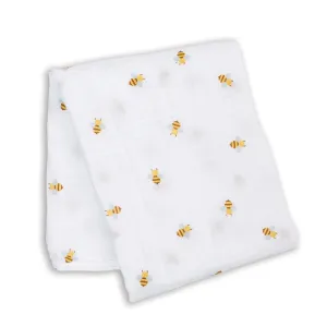 Swaddle Blanket Multipurpose Muslin - Bees