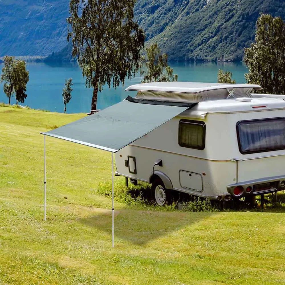 TheLAShop Car Awning 6' 7" x 8' 2" Side Rooftop Shade