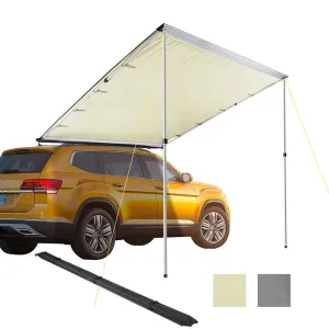 TheLAShop Car Awning 6' 7" x 8' 2" Side Rooftop Shade