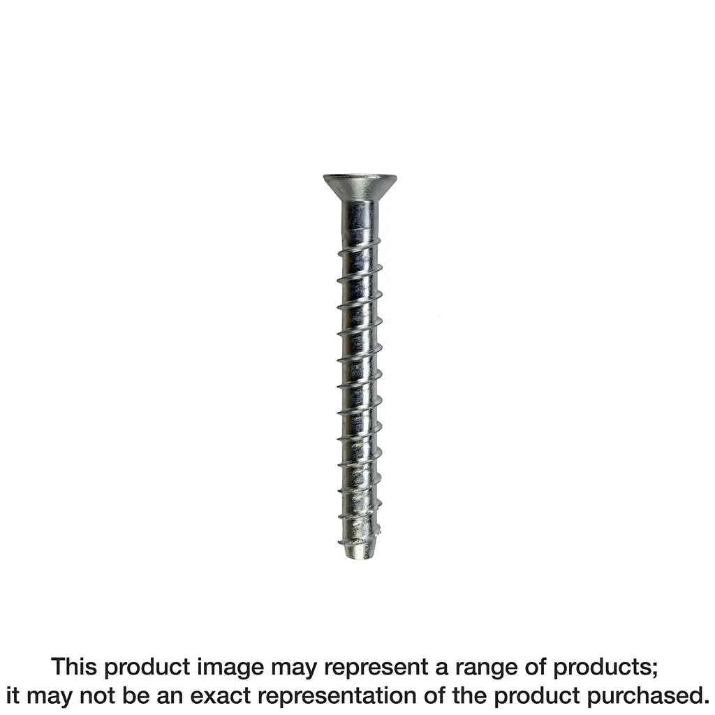 Titen HD® 3/8 in. x 4 in. Zinc-Plated Countersunk Head Heavy-Duty Screw Anchor (50-Qty)