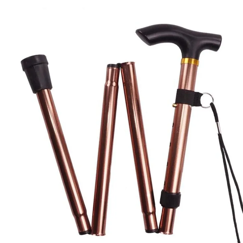 Trekking Poles Walking Stick Telescopic Baton Trekking Poles Folding Cane Crutches Pole Unisex E