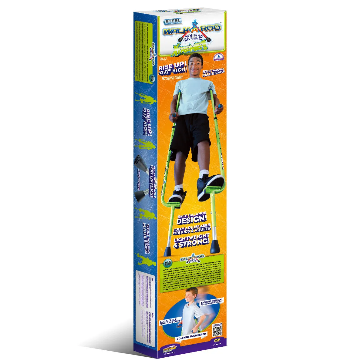 Walkaroo Xtreme Ergonomic Balance Stilts with Vert Lifters by Air Kicks