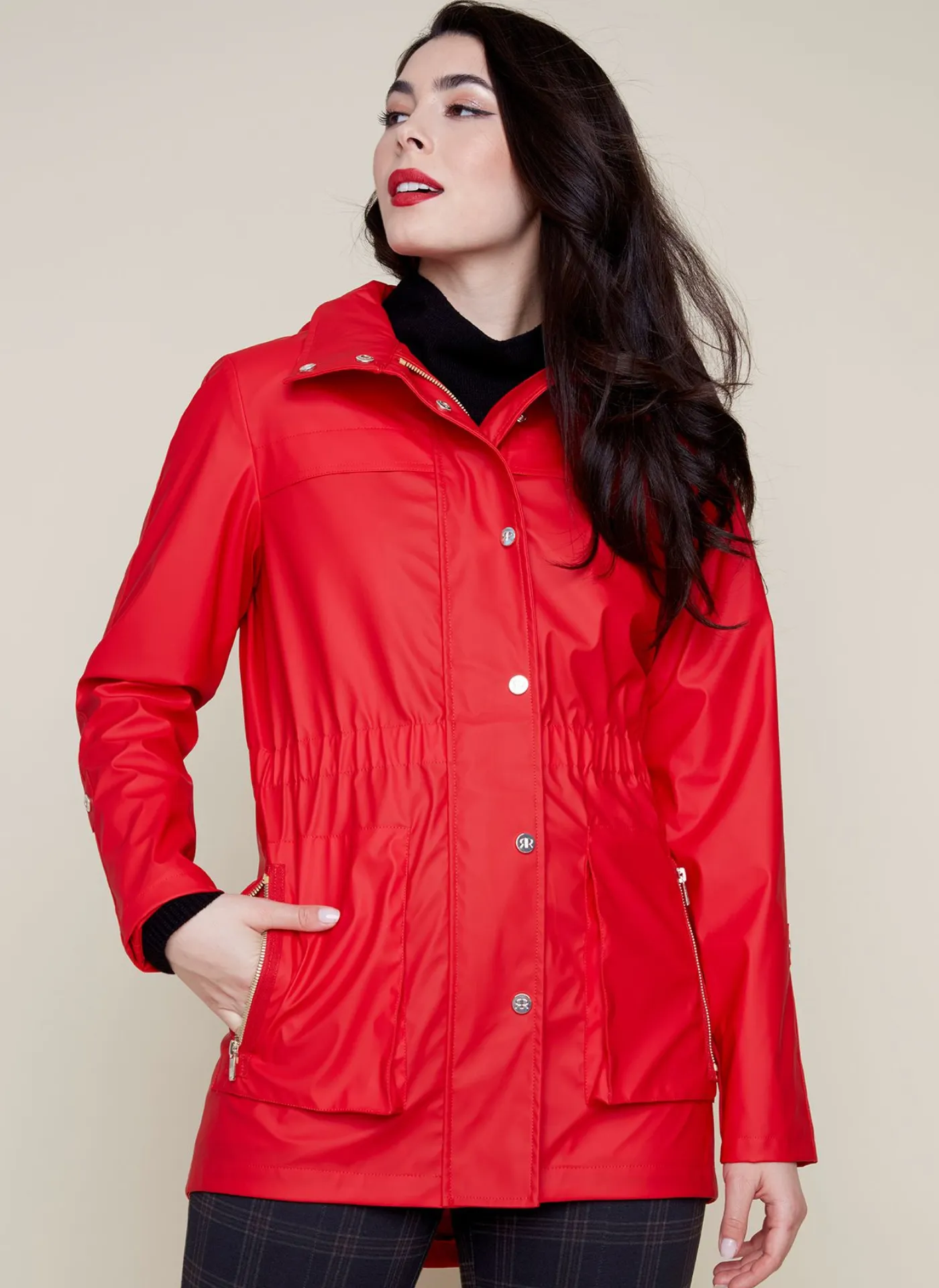 Waxed Waterproof Rain Jacket